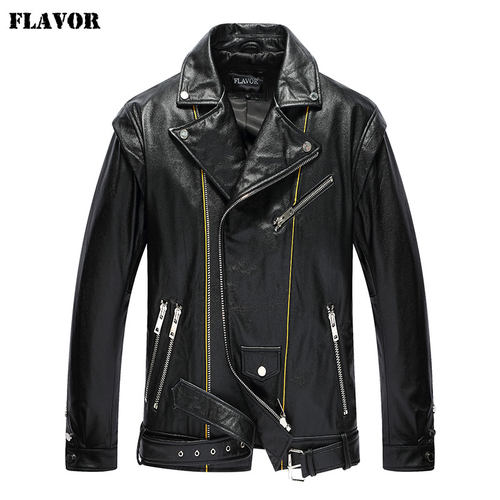 多拉链设计FLAVOR/佛兰诺翻领