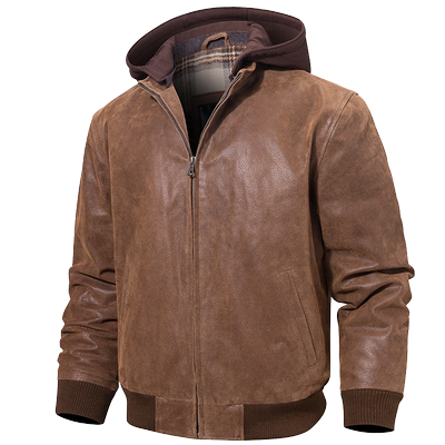 秋冬新款皮夹克美式外套