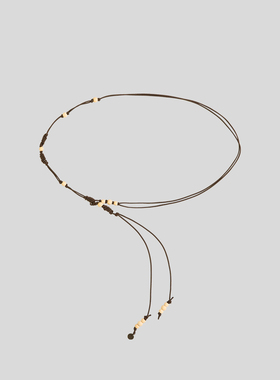 Simple Project*Beaded rubber belt 串珠橡筋绳腰带