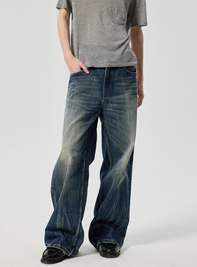 Simple Project*Lightning Wash Jeans 闪电纹猫须水洗牛仔裤