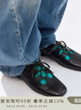 Simple Project*Ballet-style Leather Shoes 方头牛皮芭蕾皮鞋