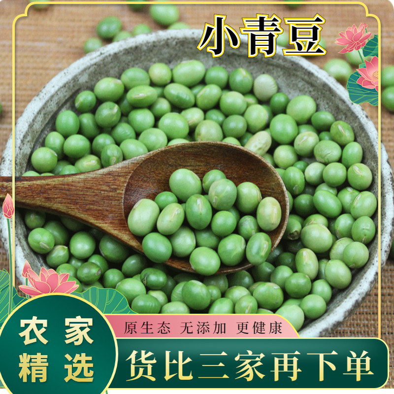 小青豆500g 农家自产新货生青豆 干小青豆磨豆浆 干青豆生豆芽