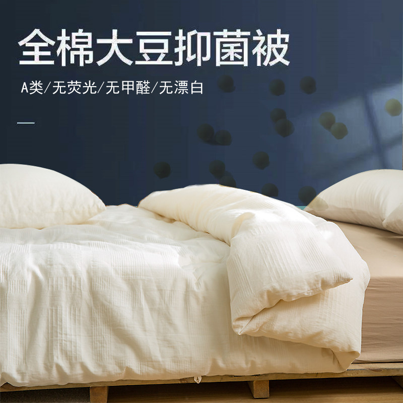 母婴级/A类全棉大豆纤维被子夏被四季空调被芯春秋被纯棉冬被厚被,床上用品,化纤被,淘宝优惠券,粉丝福利购,淘宝优惠卷