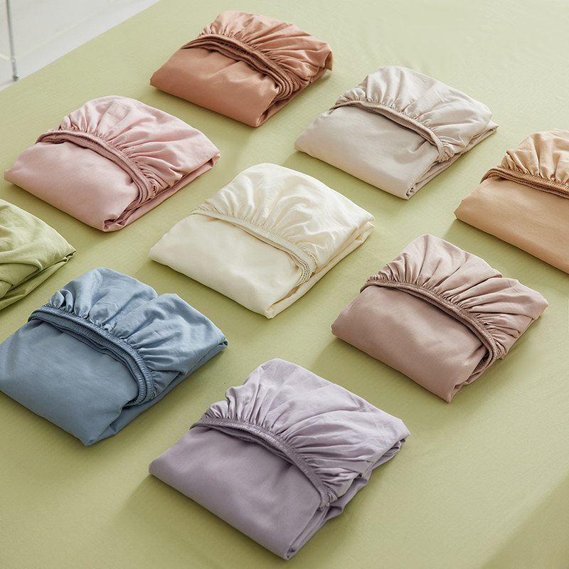 【人字大雁纹提花】A类100%全棉床笠柔软亲肤加厚纯棉床罩套绵密