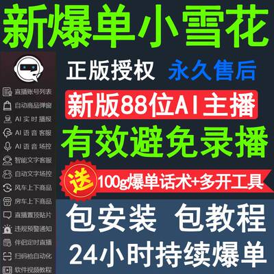 正版黑核爆单助手小雪花黑核AI爆单管家黑核嘿嘿助手激活码测试