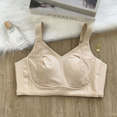 无痕兔耳杯大胸显小文胸罩无钢圈