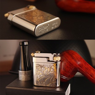 首领纯铜煤油打火机创意个性防风送男友高档点烟器轻奢爆款送礼