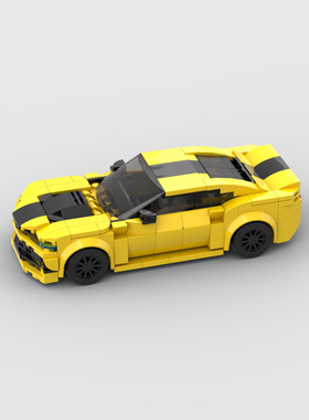 爆款积木大黄蜂赛车跑车moc兼容玩具D010029