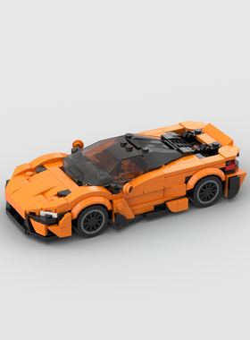 赛车跑车moc兼容儿童益智拼搭玩具积木D010105