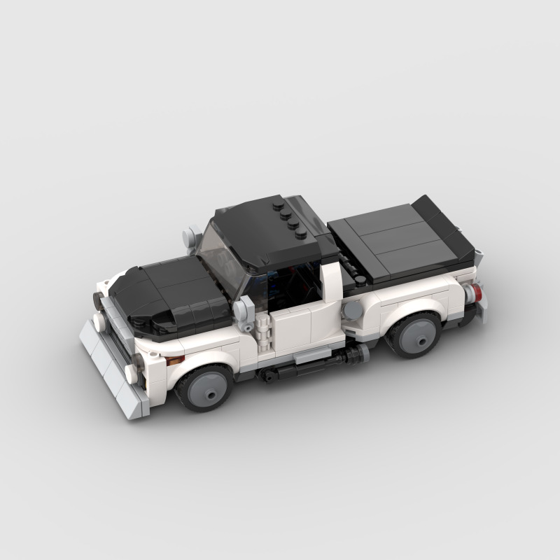 积木益智拼搭赛车跑车moc兼容儿童玩具皮卡D010103