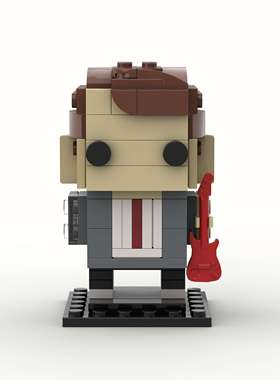 儿童益智拼搭积木兼容MOC玩具人型玩偶模型D810002