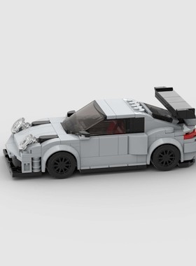 儿童益智拼搭911 GT3moc兼容赛车跑车积木玩具D010279