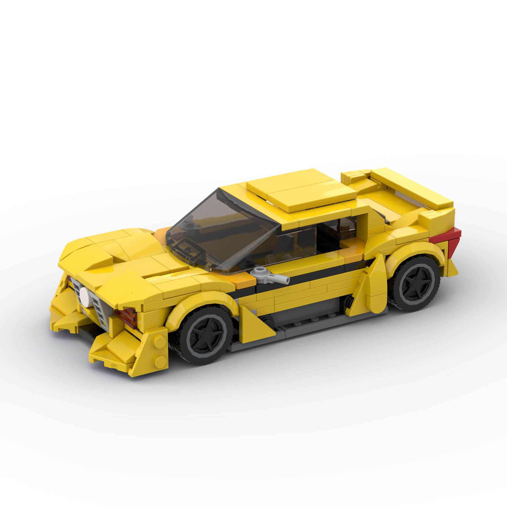 豪华跑车赛车moc兼容3.0CSL益智拼装儿童积木玩具D010225