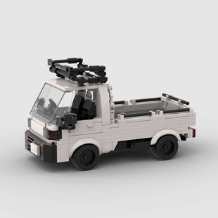 积木ACTY卡车moc兼容儿童益智拼搭玩具D010119