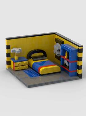 儿童小颗粒超级英雄房间4-x战警金刚狼摆件拼搭积木玩具D610012