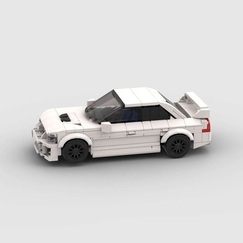 儿童益智拼搭moc兼容赛车跑车模型积木玩具D010281