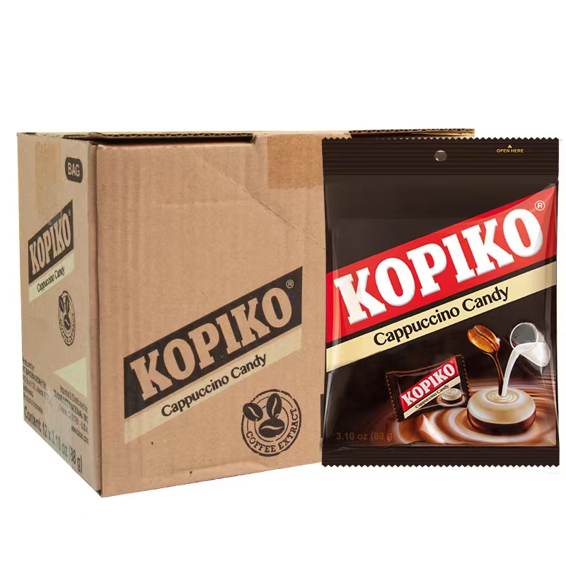 kopiko可比可卡布奇诺味咖啡糖88g/140g/175g进口糖果原味即食
