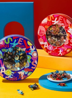 英国原装进口零食节日糖果礼品Walkers沃尔克斯什锦太妃糖礼盒装