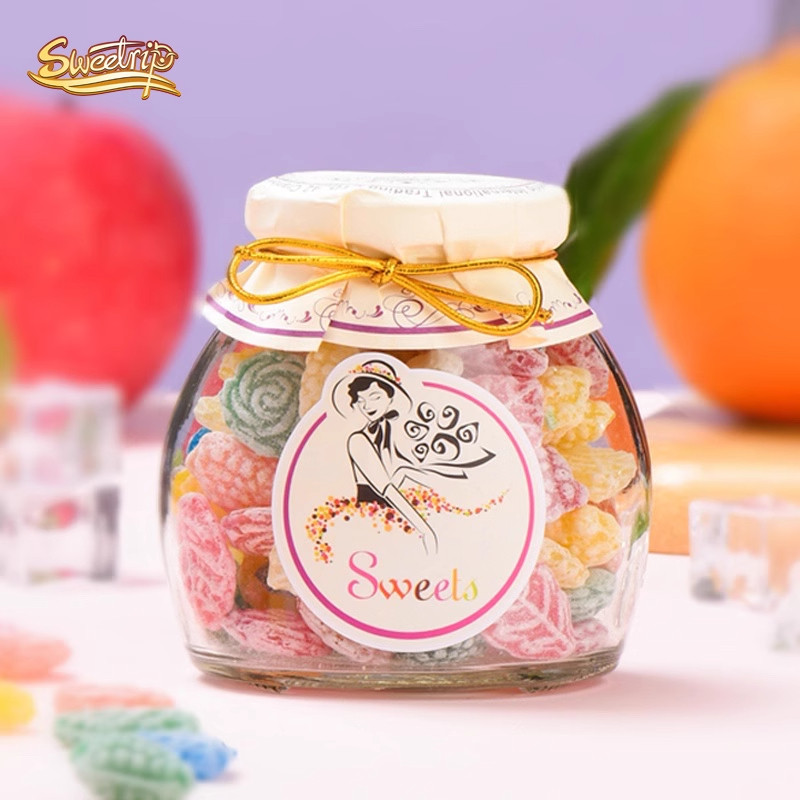 西班牙进口莎莎的店1886糖果瓶装零食伴手礼高颜值硬糖草莓玫瑰