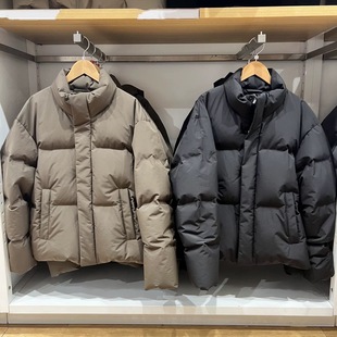 男装女装无缝羽绒茄克外套休闲百搭立领夹克2025秋冬新款481608