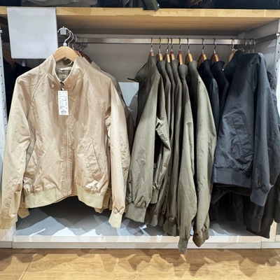 男装女装哈灵顿茄克/外套夹克26春季新款长袖立领休闲上衣484610