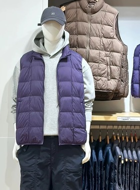 男装！空气棉服背心！情侣款立领轻型保暖马甲外套25秋冬款483632