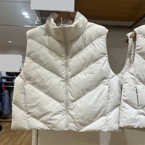 日单女装空气棉服短背心2025秋冬新款时尚百搭背心马甲外穿479210
