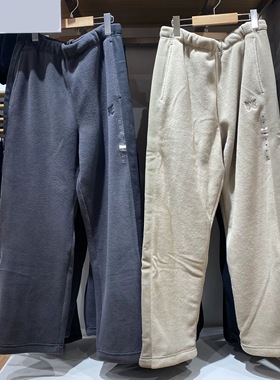 男装女装摇粒绒长裤保暖卫裤运动裤休闲裤裤子2025秋冬新款483979
