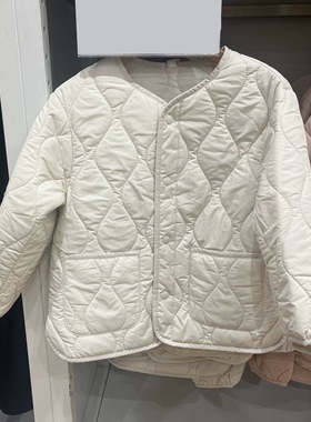 日单童装男童女童空气棉服便携式外套2025冬季新款宽松上衣478125