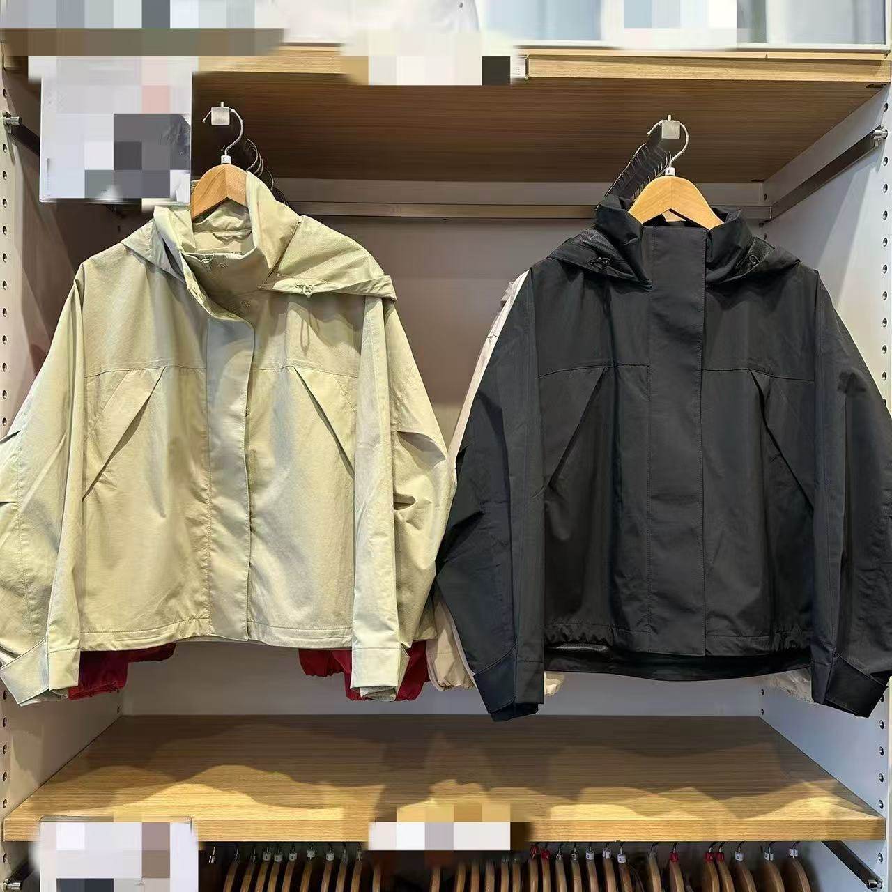 女装！防风立领夹克！户外休闲连帽短款薄外套防水2026春款484709