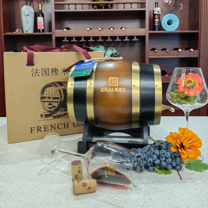 爱迪尔5L橡木桶干红葡萄酒图片