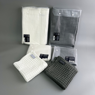 错过就没！匹马长绒棉！抑菌银离子！双层编织华夫格纯棉浴巾毛巾