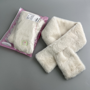 捡漏价！25年款！软糯仿兔毛！冬季女加厚保暖双面毛绒绒围巾围脖