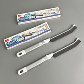 加长手柄 卫生间浴室缝隙刷厨房刷地刷地缝瓷砖窗缝凹槽硬清洁刷