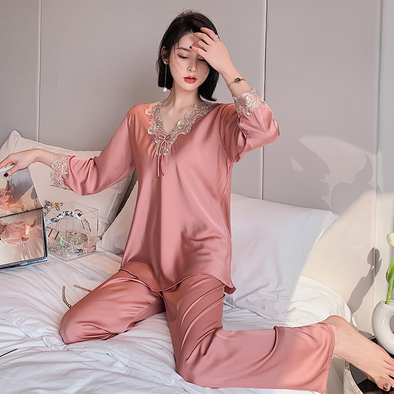 2025新款时尚女款睡袍送闺蜜生日礼物闺蜜款丝绸浴袍冰丝家居服