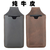 真皮哈雷手机包男腰包男士 干活工地小复古战术跑步疯马皮穿腰带包