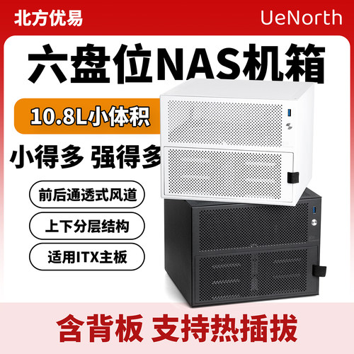 现货-北方优易六盘位NAS机箱
