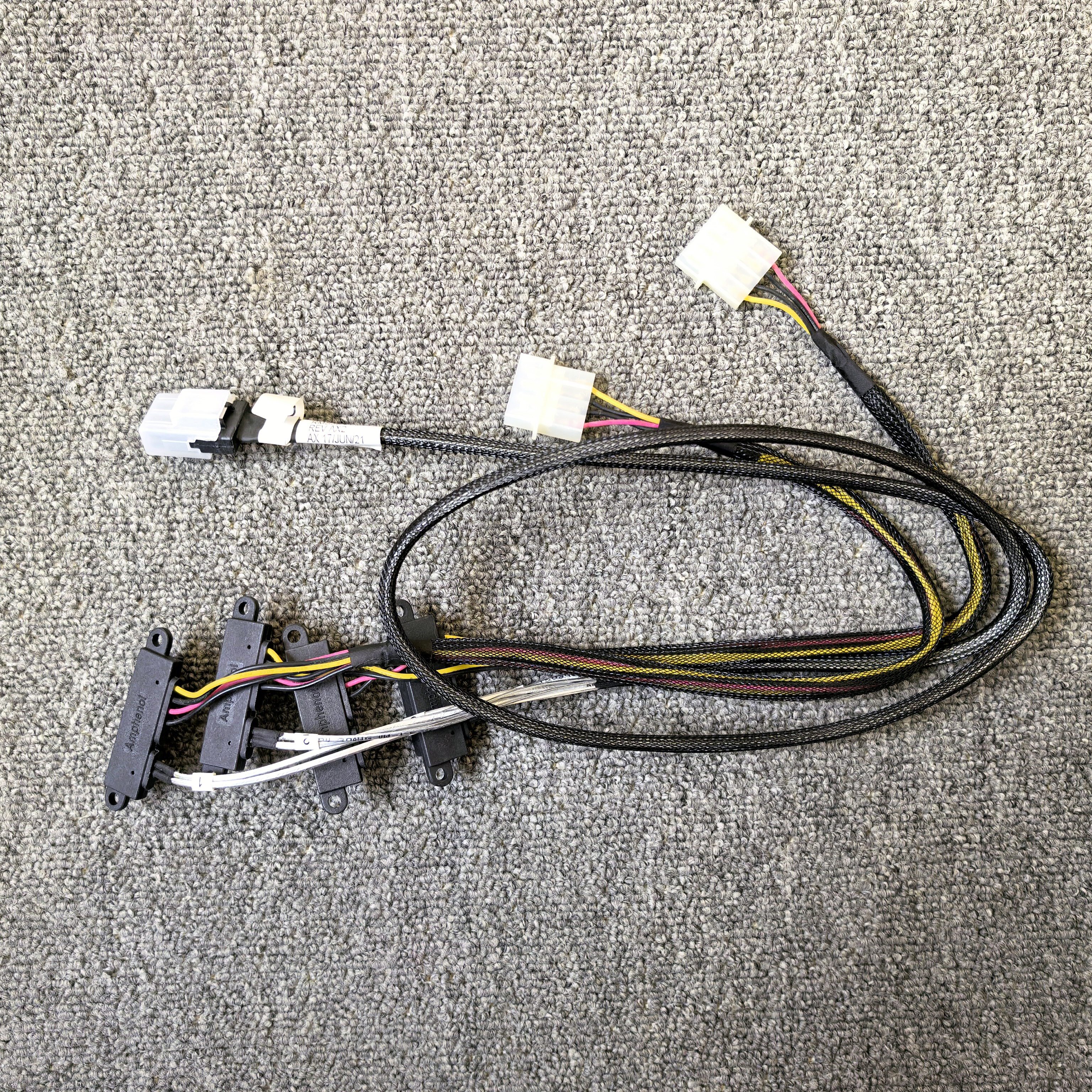 全新安费诺8087转sas线 8087转4sas 8087转8482 90到100cm长