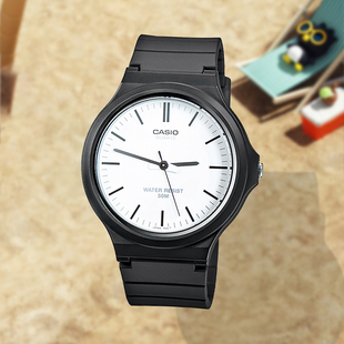 1E2 240 CASIO卡西欧男女经典 简洁学生情侣大表盘MW