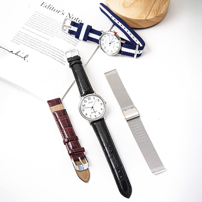 西铁城子品牌适中尼龙/钢带/皮革