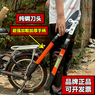 剪树枝进口修枝剪果树园艺园林大力剪竹子花粗枝钳子电大号剪刀动