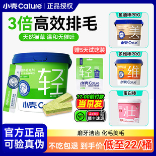 小壳冻干猫草棒猫咪零食鱼油棒小白牙维生素b化毛洁齿磨牙粒宠物