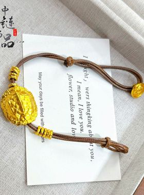 古法镀金久不掉色手作金店同款