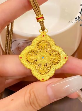 古法镀金久不掉色金店同款沙金