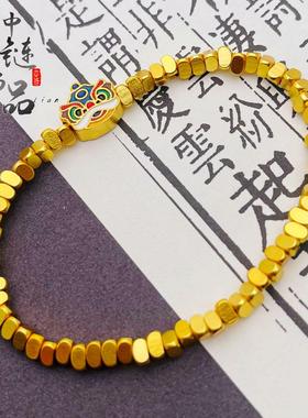 直播同款古法沙金新中式国潮风