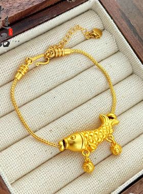 久不掉色金店同款高保色古法沙金