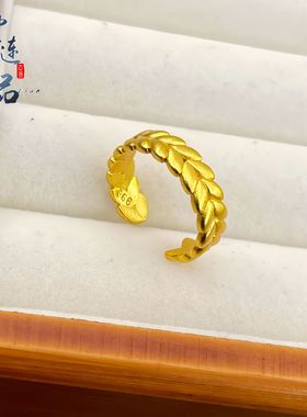 久不掉色金店同款高保色古法沙金