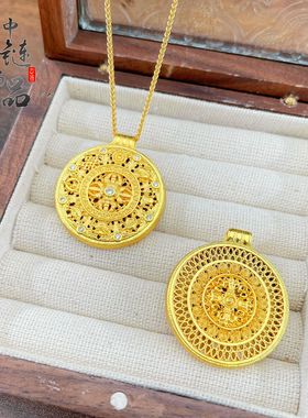 古法镀金久不掉色金店同款越南