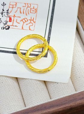 古法镀金久不掉色金店同款高保色