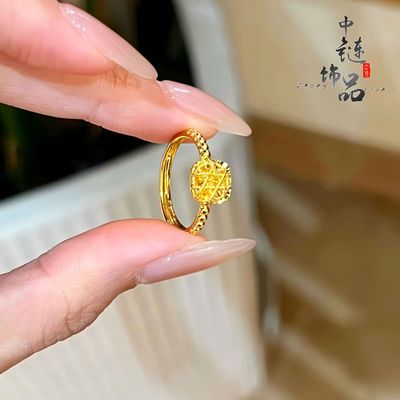 古法镀金不掉色金店同款高保色